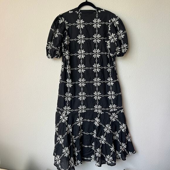 Tuckernuck Black Eyelet Lewis Dress Size S - Picture 3 of 6